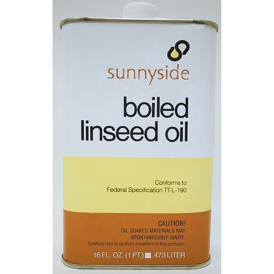 Sunnyside Boiled Linseed Oil, 16oz.